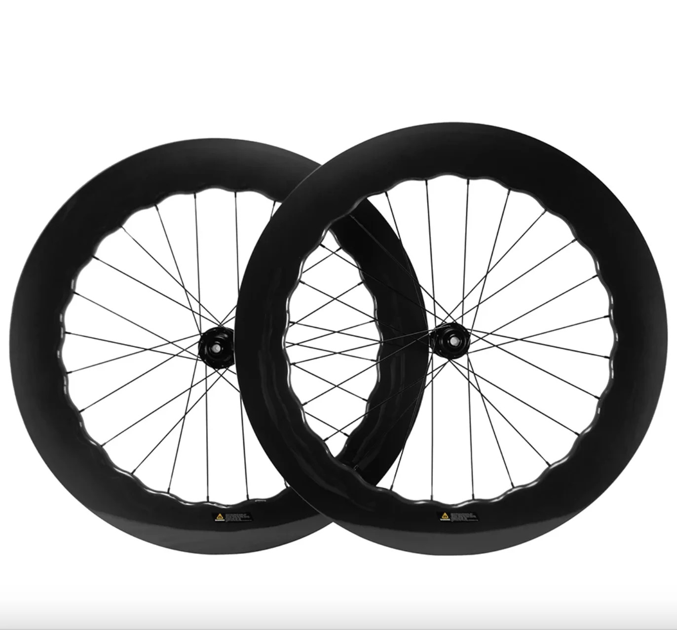 Road Bike 700C Carbon Wheelset 7580 80mm Depth 25mm Width Tubeless Disc Brake Road Bike 700C Carbon Wheelset 7580 80mm Depth 25mm Width Tubeless Disc Brake