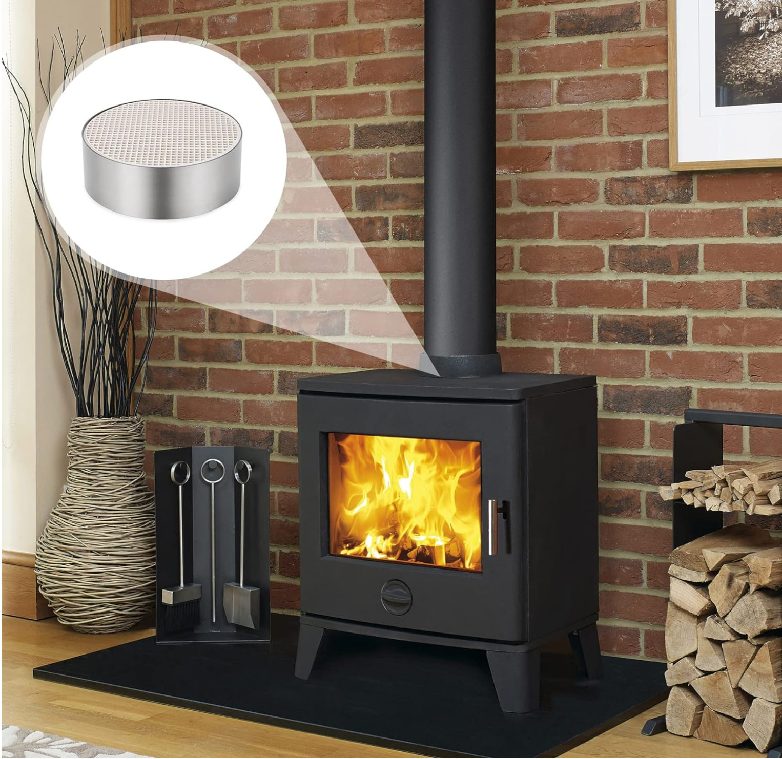 Stanbroil Wood Stove Ceramic Catalytic Combustor, Blaze King DutchWest Englander Stanbroil Wood Stove Ceramic Catalytic Combustor, Blaze King DutchWest Englander