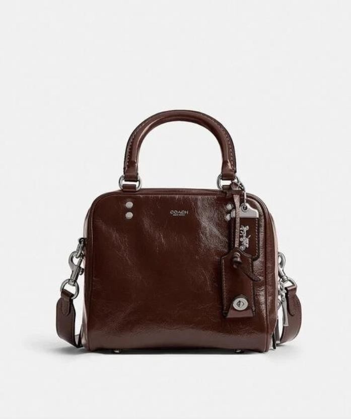 COACH Cube Rogue Bag 20 Shoulder Bag Maple CBH04 Outlet NEW leather