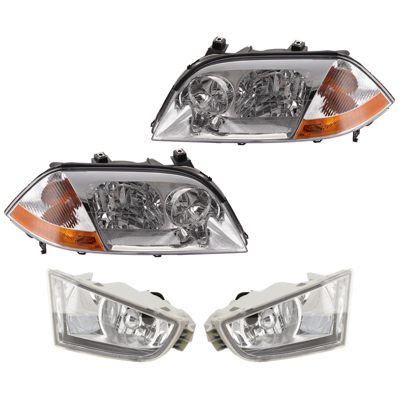 Headlight  Driver & Passenger Side for Acura MDX 2001-2003