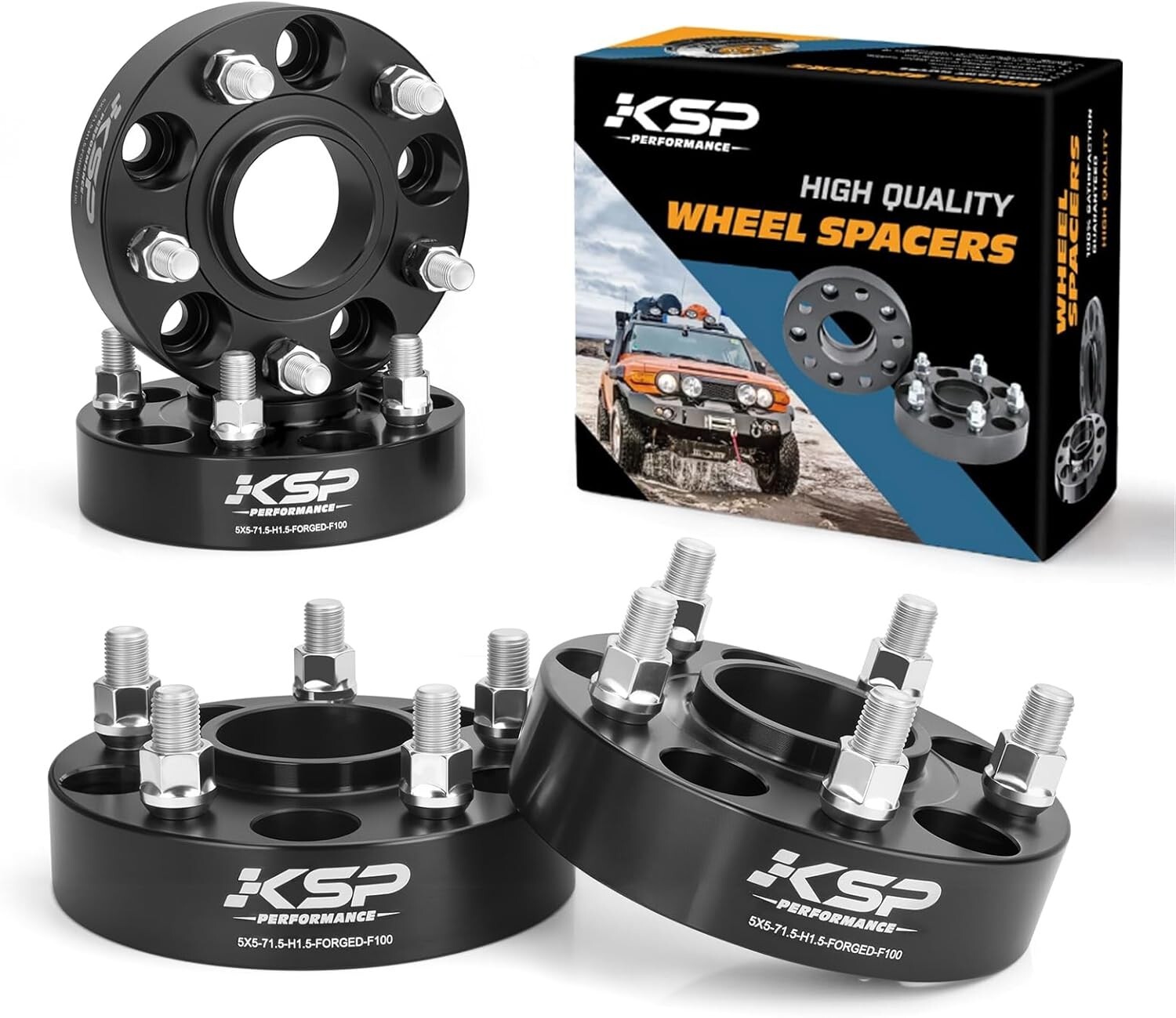 4pcs 5x5'' wheel spacers 1.5'' for Grand Cherokee Wrangler JL/JLU Gladiator JT