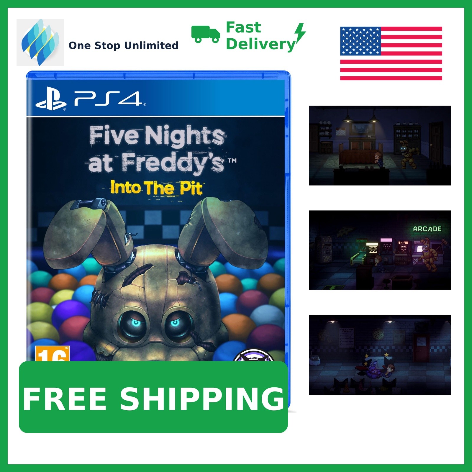 iam8bit Five Nights at Freddy's Into the Pit PS4 iam8bit Five Nights at Freddy's Into the Pit PS4