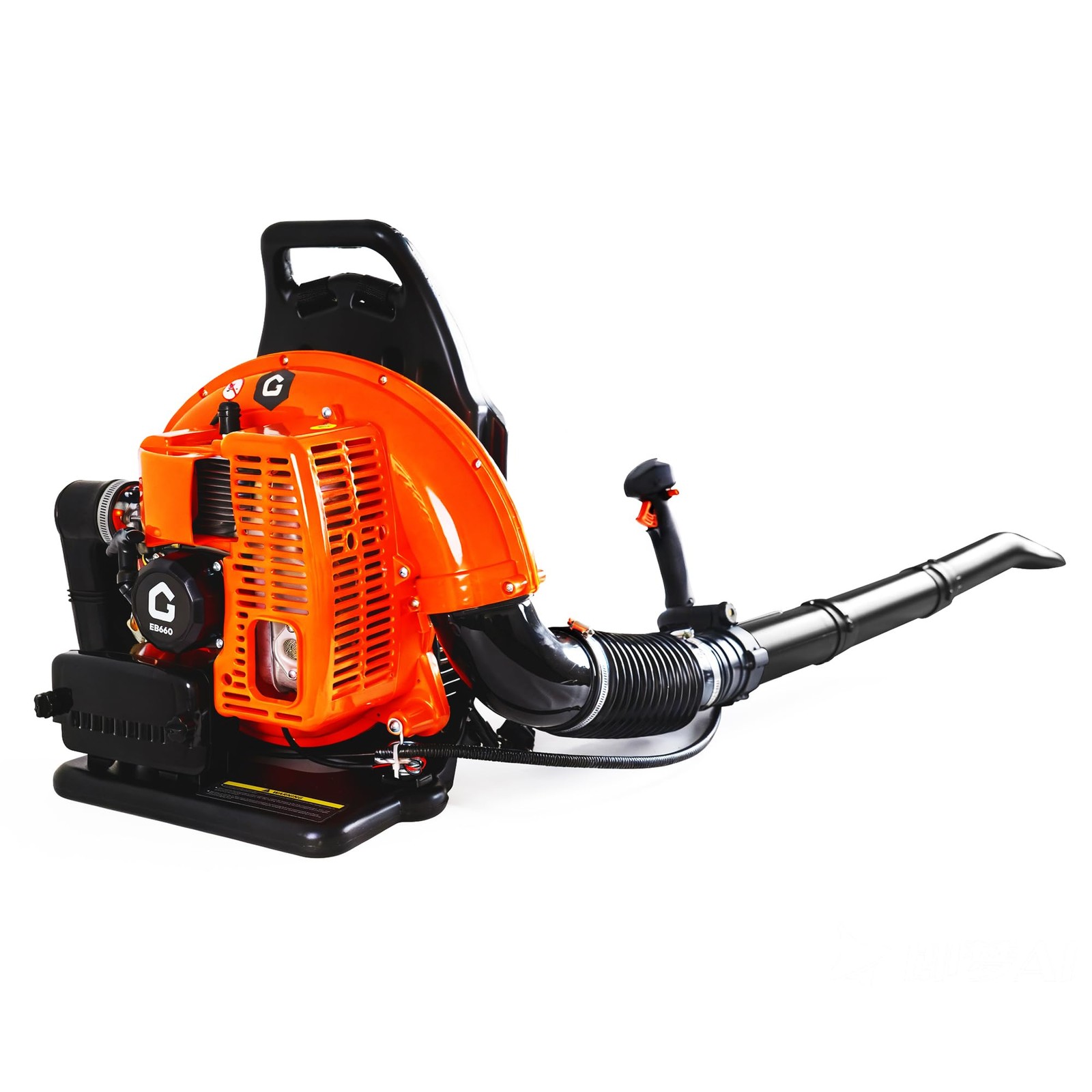 62CC Gas Backpack Leaf Blower 880CFM 320MPH 4HP Engine Variable Speed Yard Tool