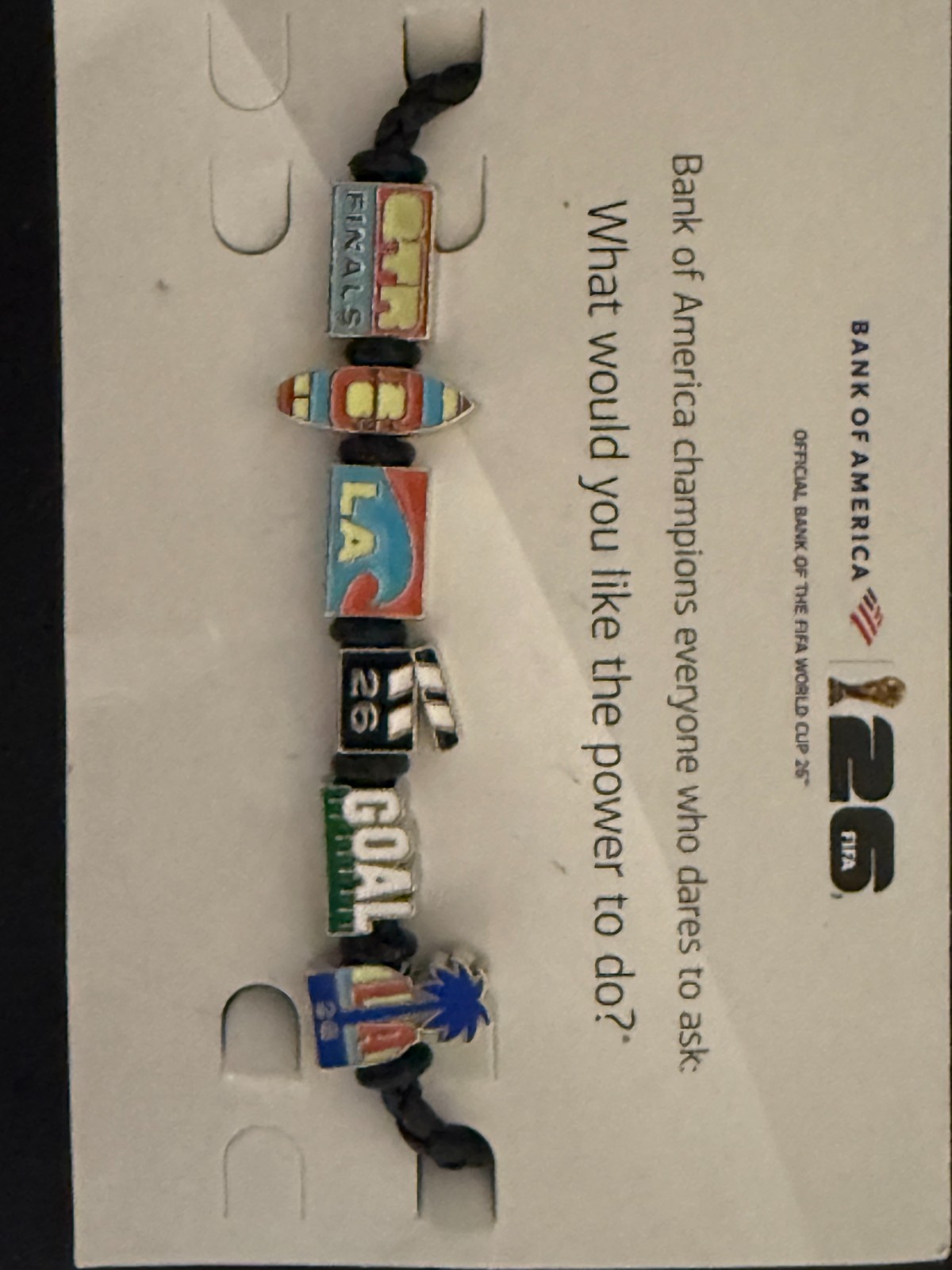 RARE FIFA World Cup 2026: Full LA Bracelet w/ QuarterFinal Charm