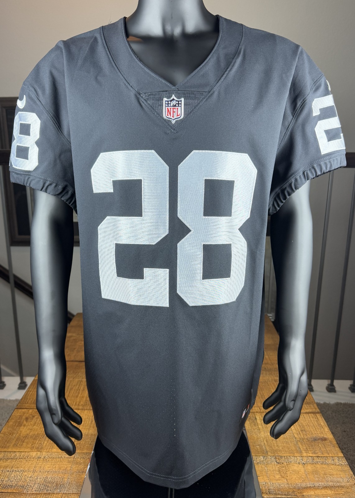 NFL Las Vegas Raider\'s Men\'s Blk Nike Vapor Elite Jersey Size 52 NWT MSRP: $325