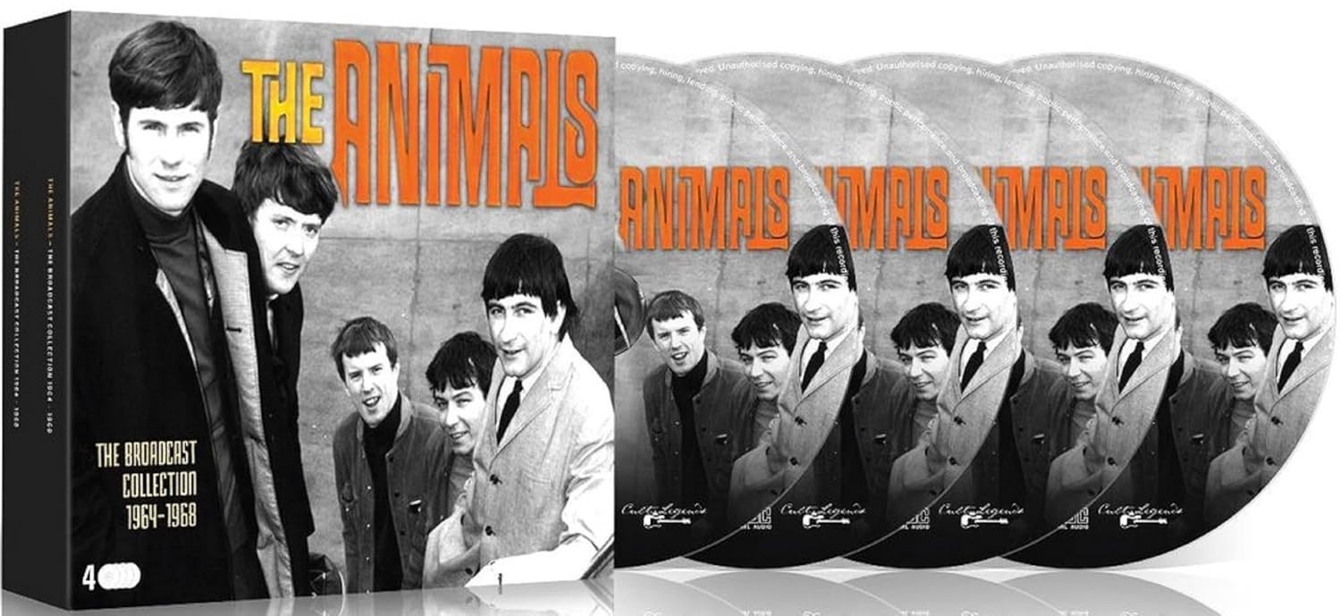 The Animals – The Broadcast Collection 1964 - 1968 4 CD Box Set - NEW