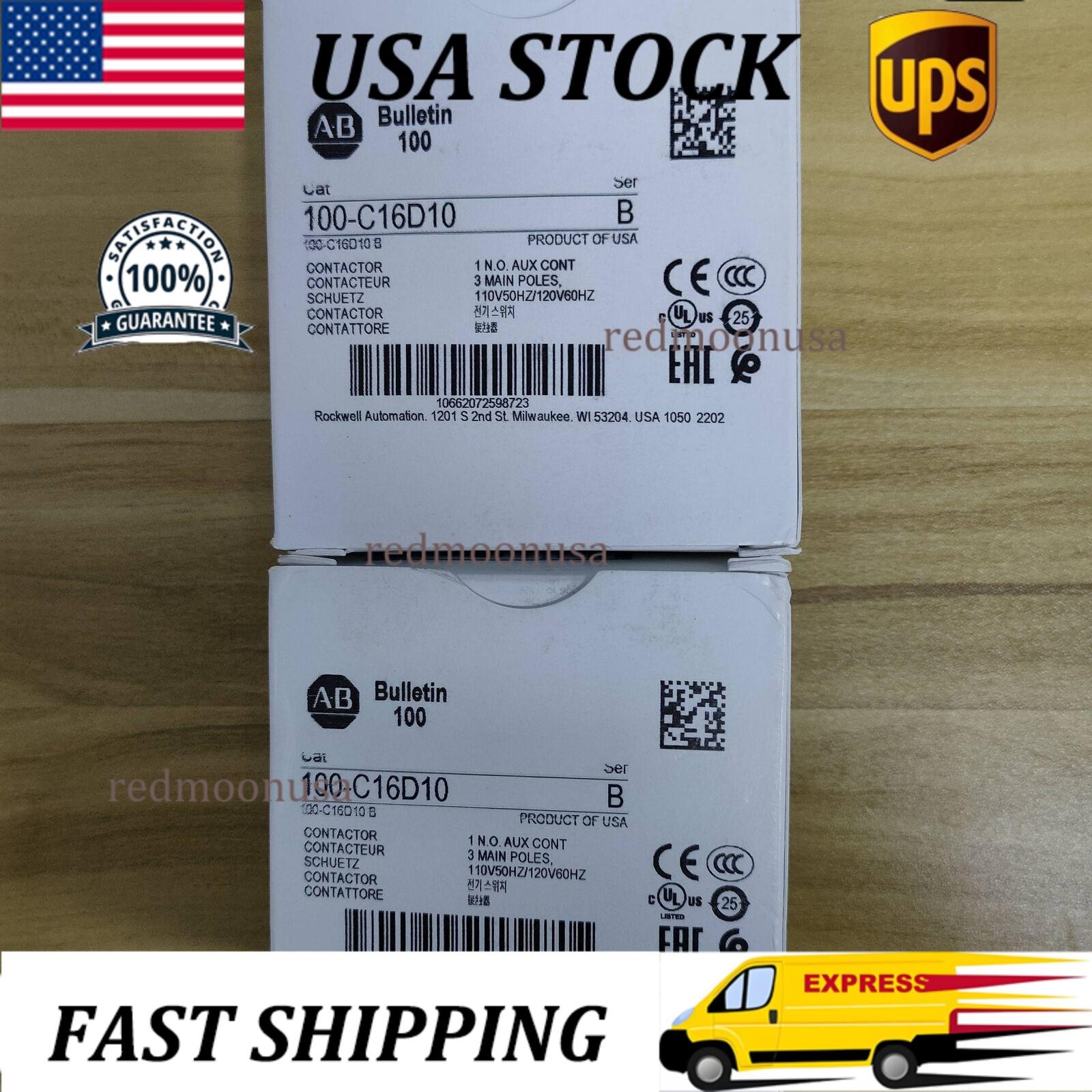 AB 100-C16D10 16 AMP 120VAC COIL IEC Contactor New Sealed US Free Tax AB 100-C16D10 16 AMP 120VAC COIL IEC Contactor New Sealed US Free Tax