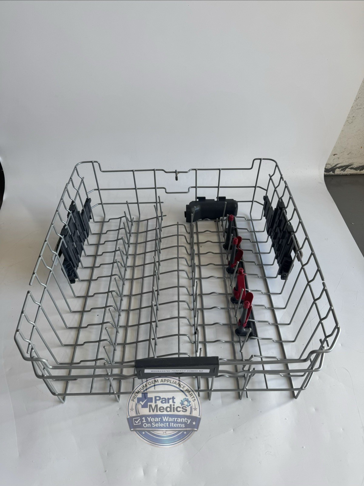 ✅ PERFECT CONDITION OEM GE Dishwasher Upper Dishrack Assembly WD28X35782