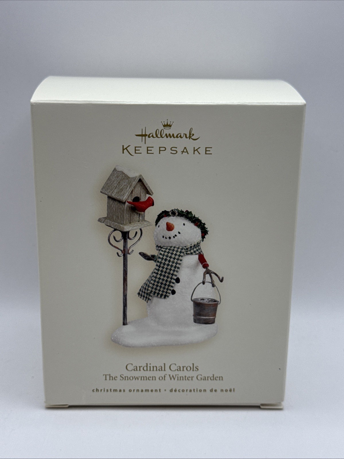 Hallmark Keepsake Ornament “Cardinal Carols” Snowmen Of Winter Garden 2007 NEW Hallmark Keepsake Ornament “Cardinal Carols” Snowmen Of Winter Garden 2007 NEW