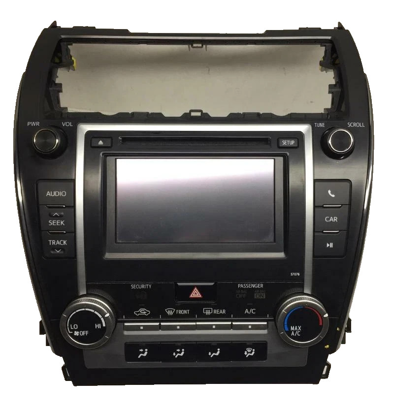 2013-2014 Toyota Camry Radio Display Receiver AM/FM/CD 57076 OEM 86140 06011 2013-2014 Toyota Camry Radio Display Receiver AM/FM/CD 57076 OEM 86140 06011