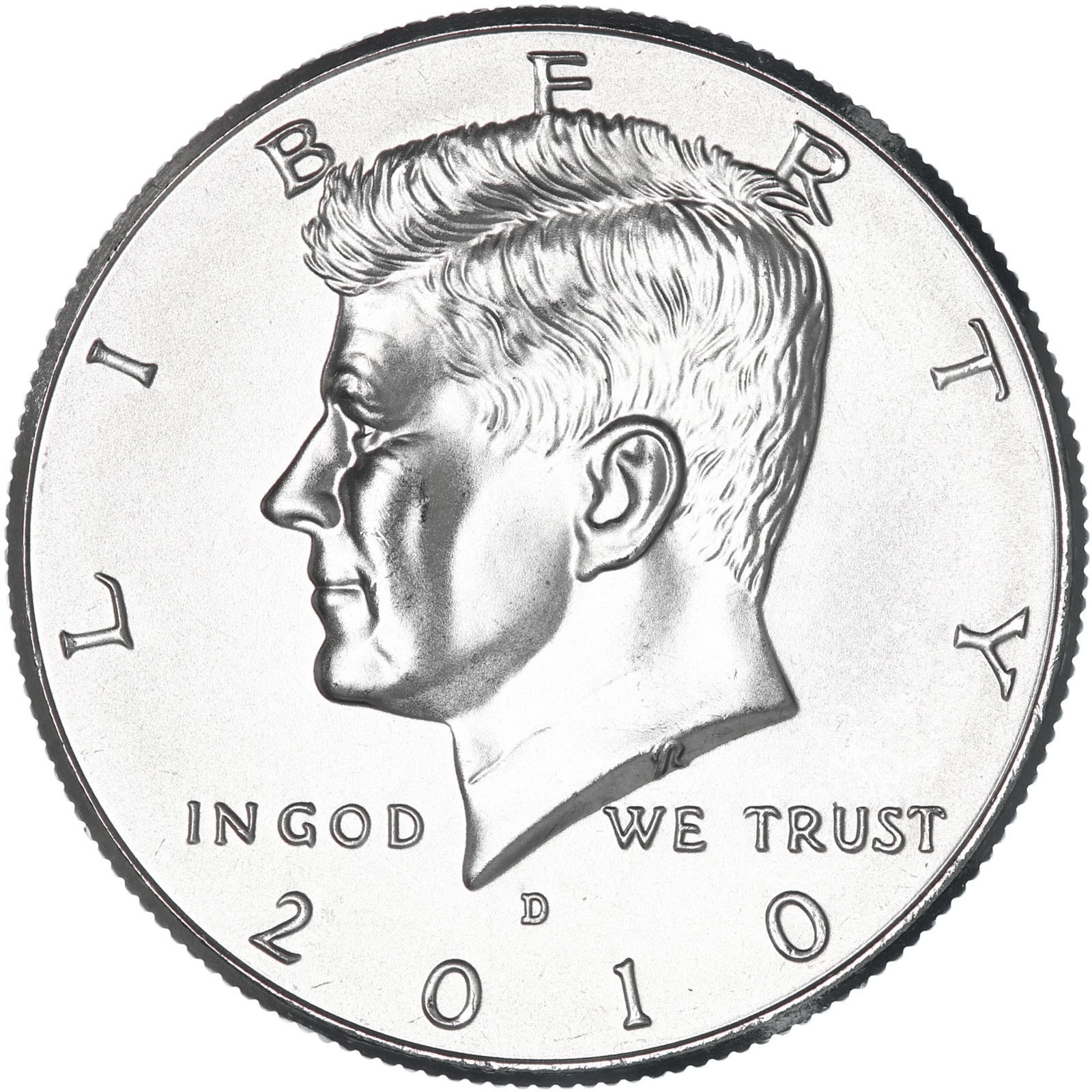 2010 D Kennedy Half Dollar BU Satin Finish CN-Clad 2010 D Kennedy Half Dollar BU Satin Finish CN-Clad