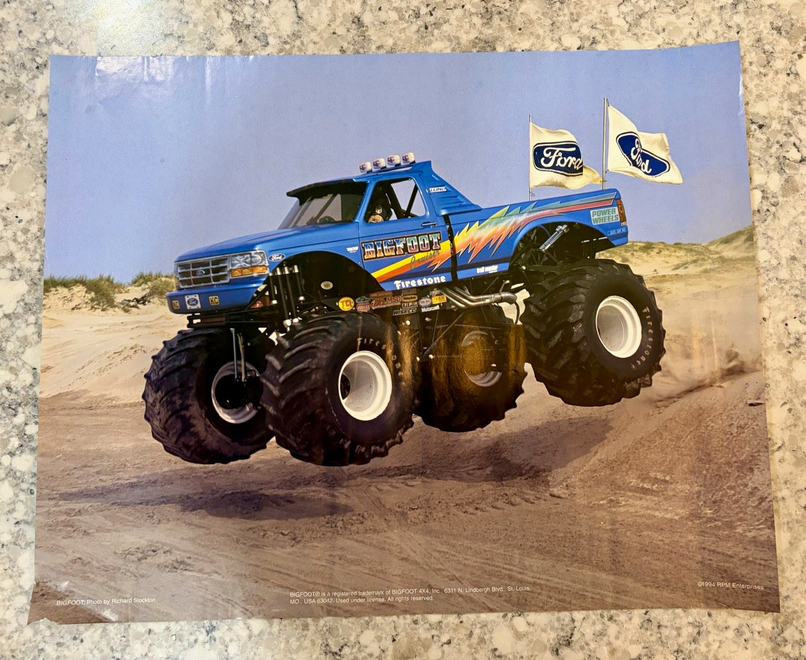 Ford Bigfoot Monster Truck Poster/Print 1994 American Vehicles