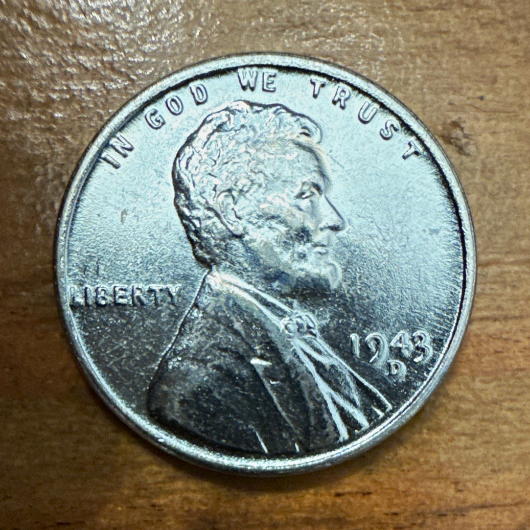 1943-D Original Luster 1C Lincoln Wheat Steel Cent Penny Business (Various) 1943-D Original Luster 1C Lincoln Wheat Steel Cent Penny Business (Various)