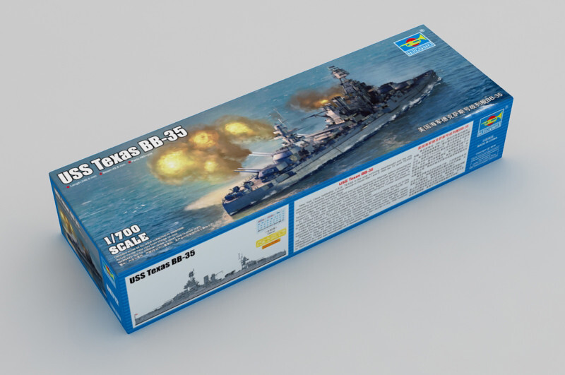 Trumpeter 06712 1/700 USS Battleship Texas BB-35