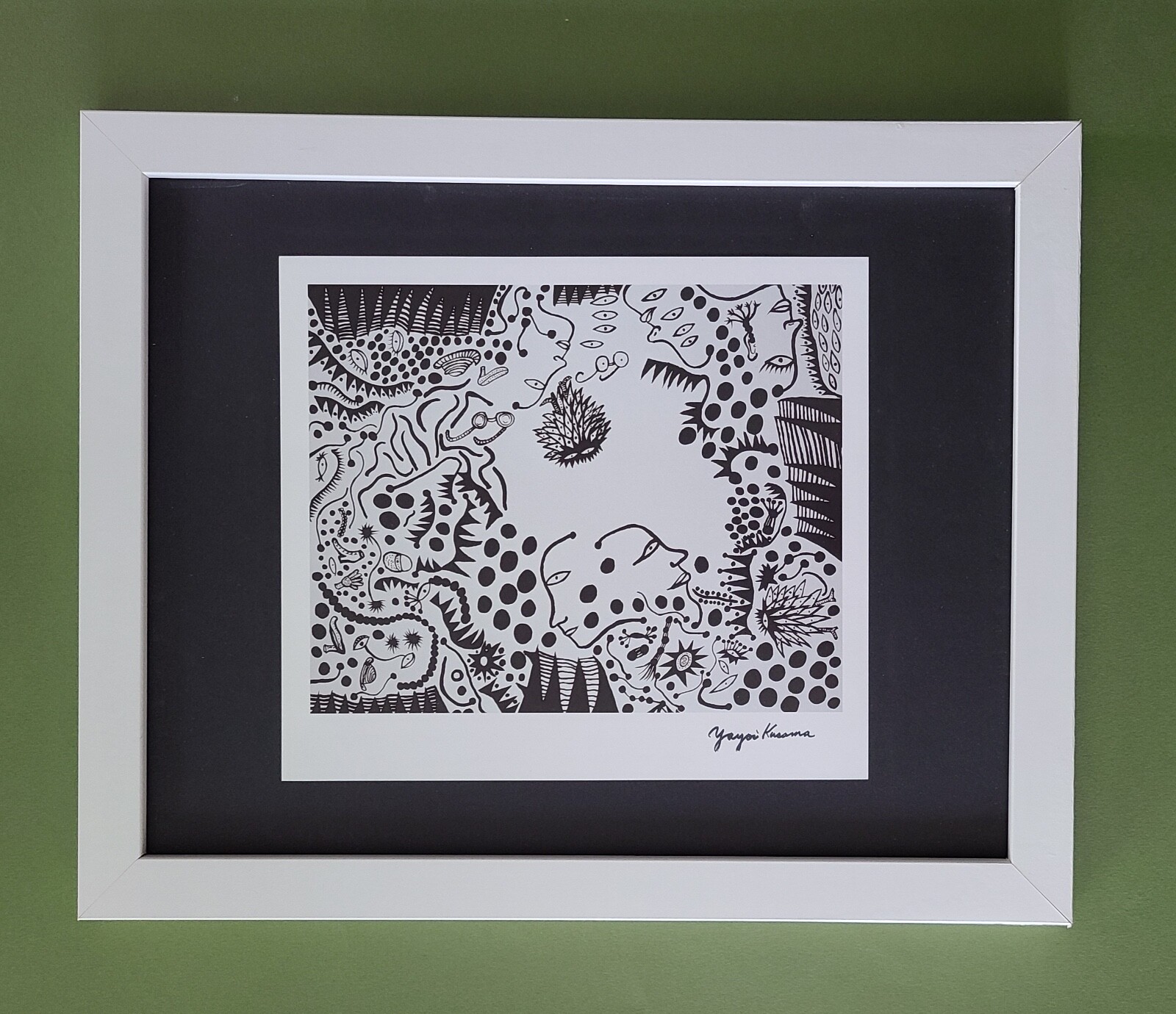 Yayoi Kusama 1990s Signed Pop Art Print Framed Contemporary Artwork Bid Now Yayoi Kusama 1990s Signed Pop Art Print Framed Contemporary Artwork Bid Now