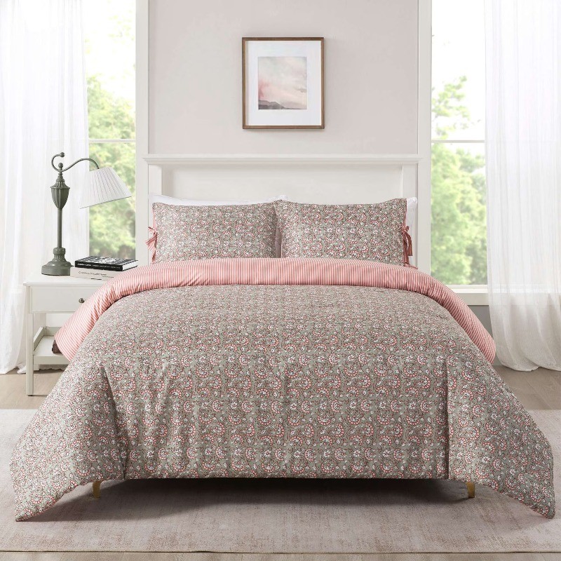 Mainstays Full/Queen Comforter Set, Reversible All-Season, 3-Piece, Green Floral Mainstays Full/Queen Comforter Set, Reversible All-Season, 3-Piece, Green Floral