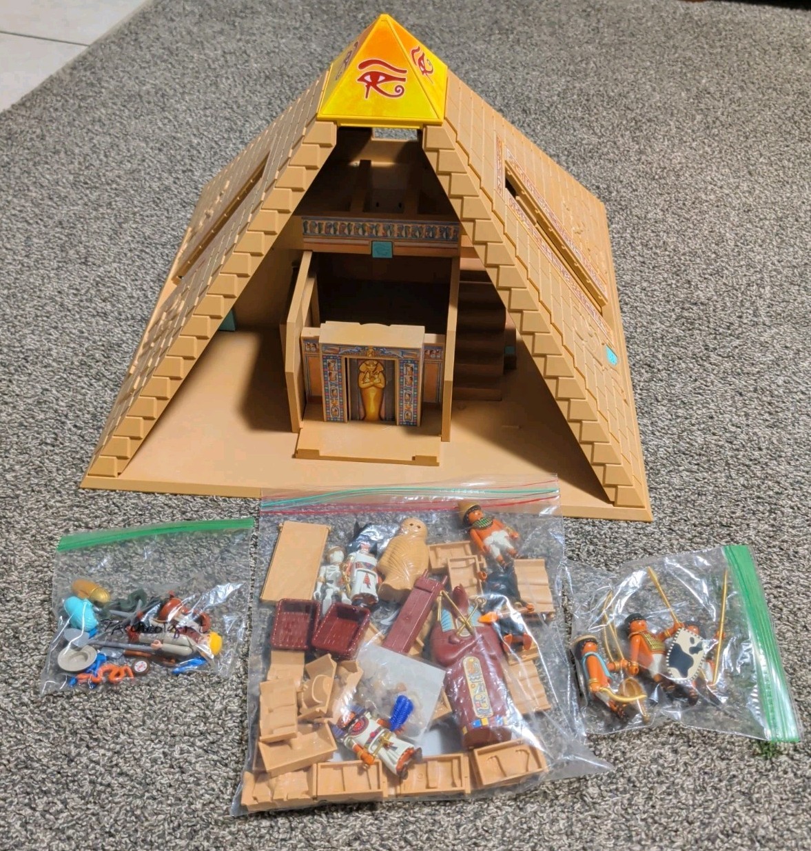 PLAYMOBIL 4240 EGYPTIAN PYRAMID Retired Missing Pieces (Incomplete)