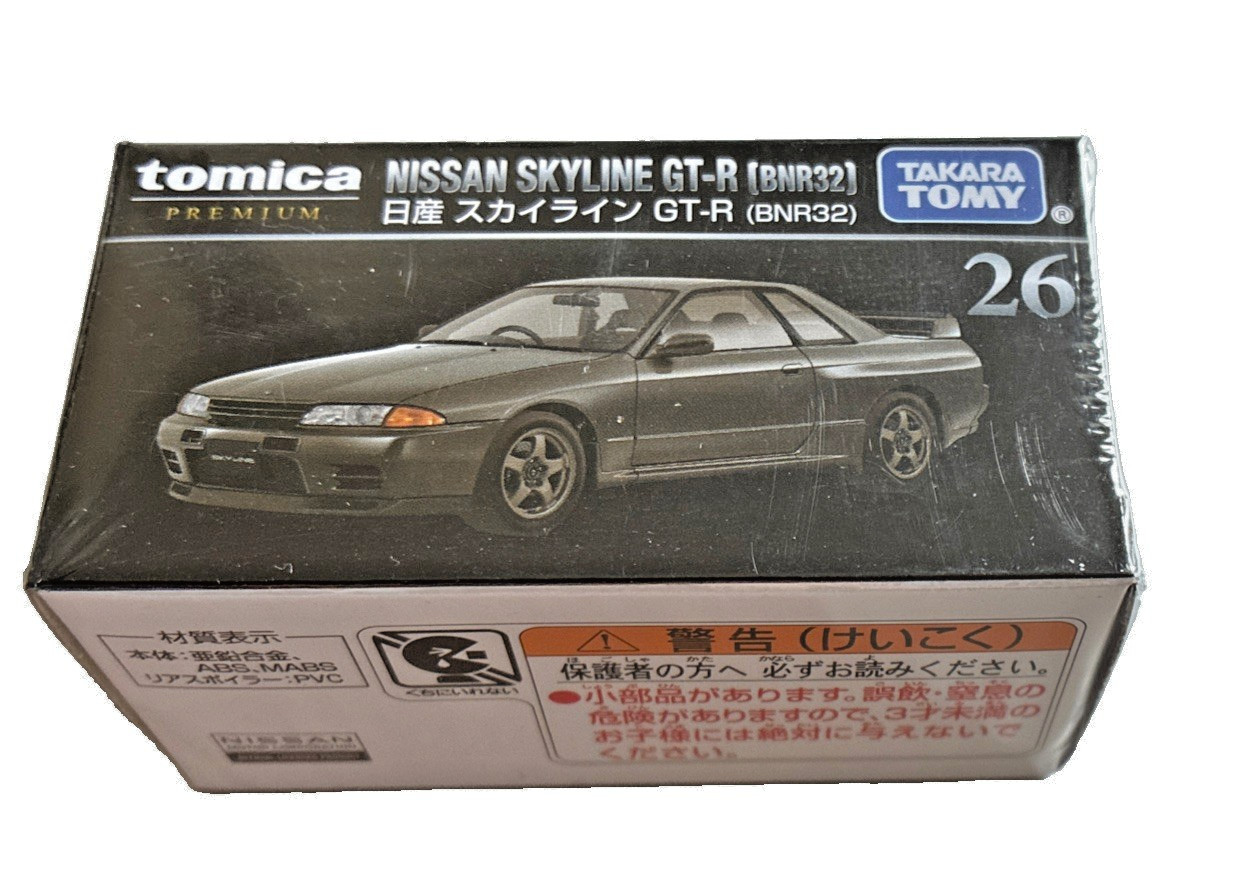 TOMICA PREMIUM #26 NISSAN SKYLINE GT-R [BNR32] 1/62 NEW IN BOX FROM Japan