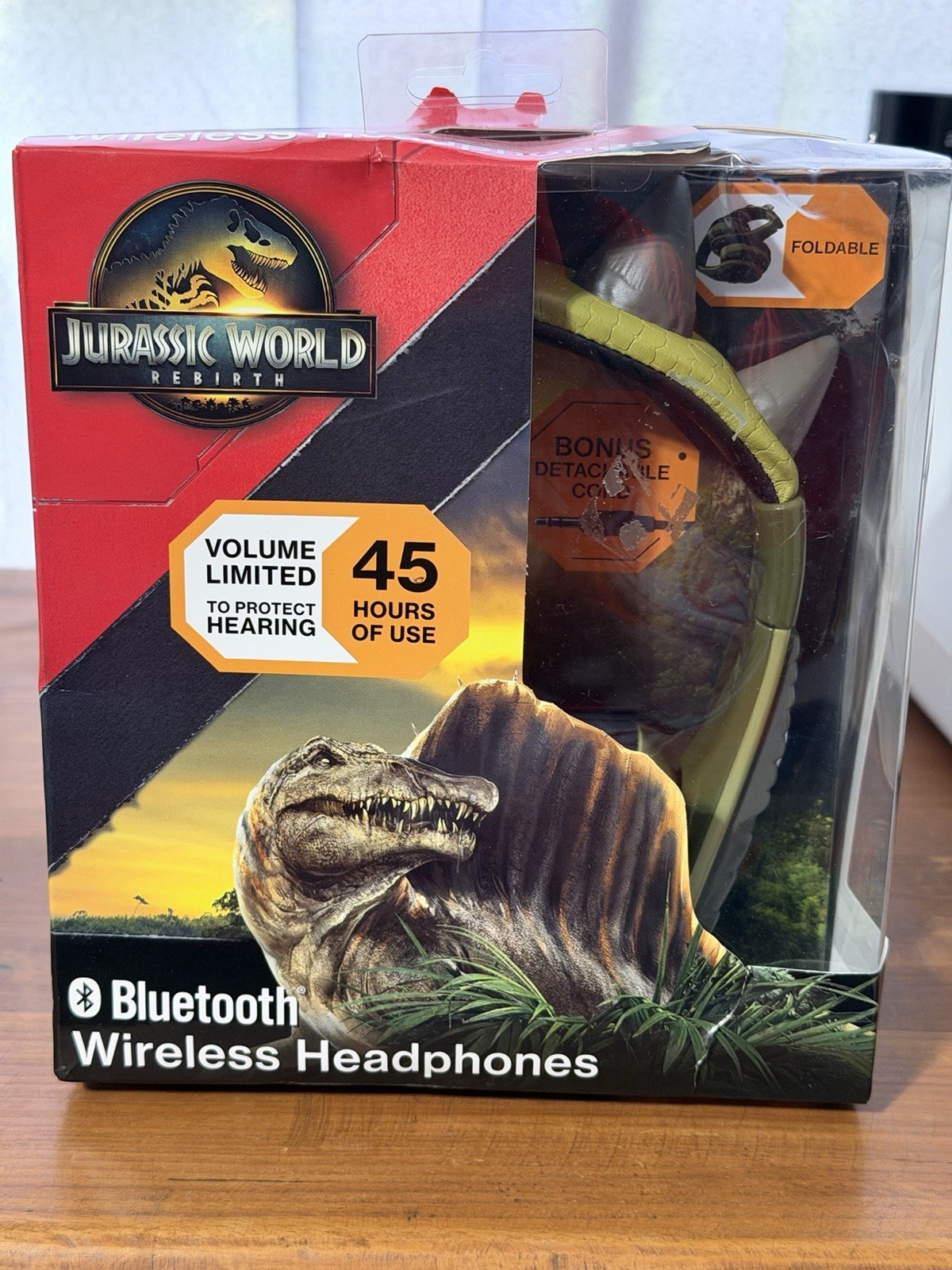 eKids Jurassic World Bluetooth Wireless Headphones