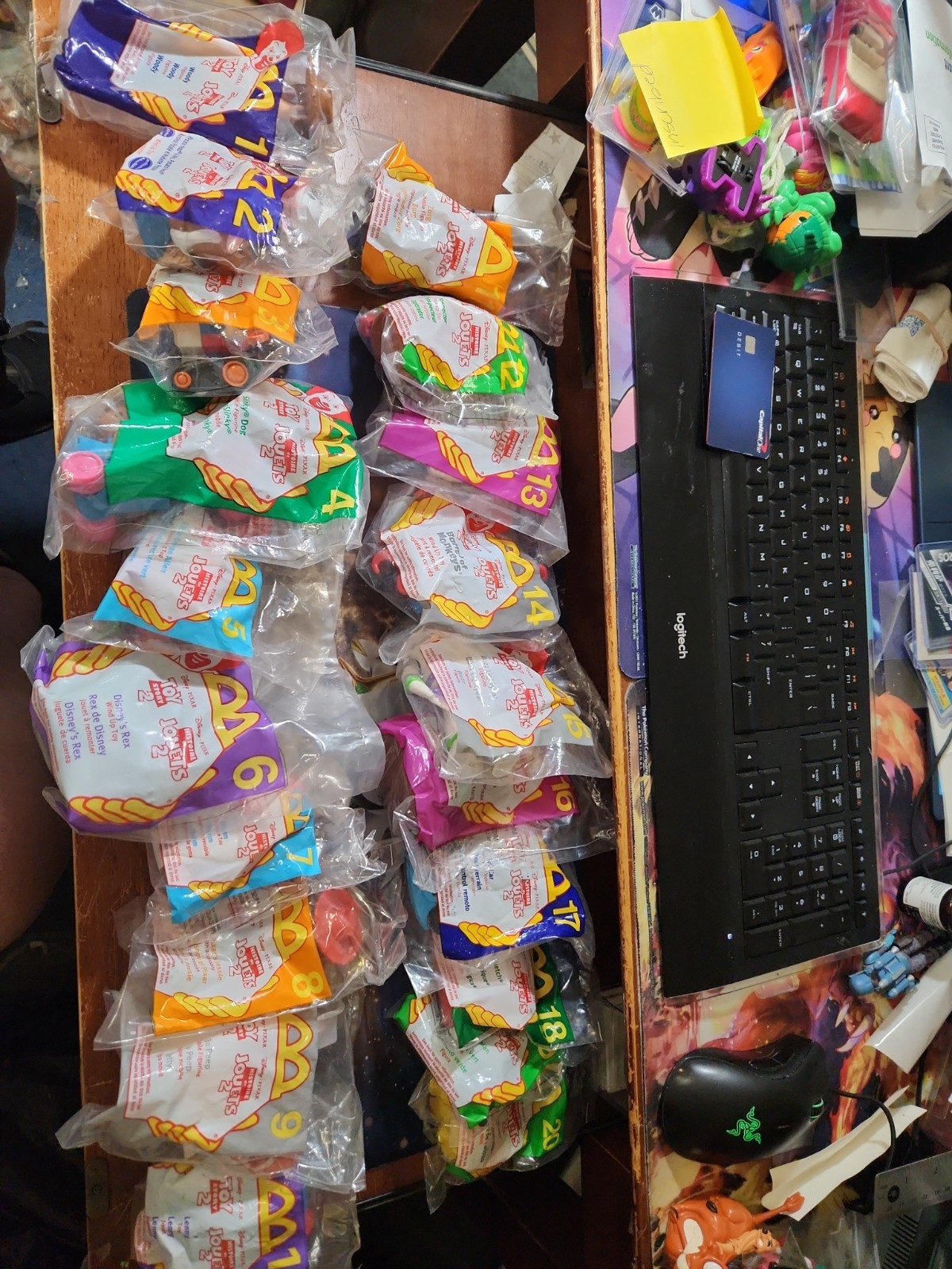 1999 McDonald\'s Toy Story 2 Happy Meal toys Complete Set of 20-19 sealed,1 open 1999 McDonald\'s Toy Story 2 Happy Meal toys Complete Set of 20-19 sealed,1 open