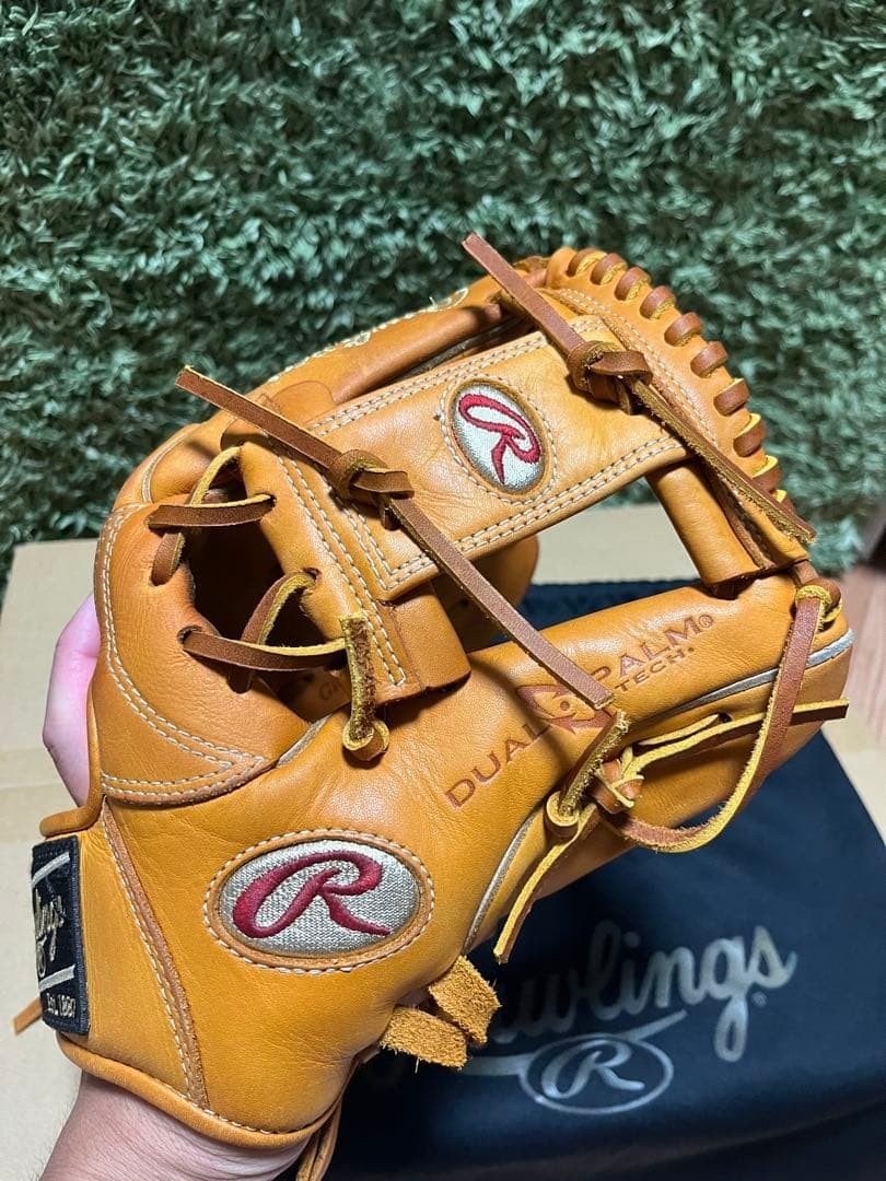 Rawlings Used Baseball Glove WING TIP HOH PRO DESIGN 11 3/4 Inch N55W From JP