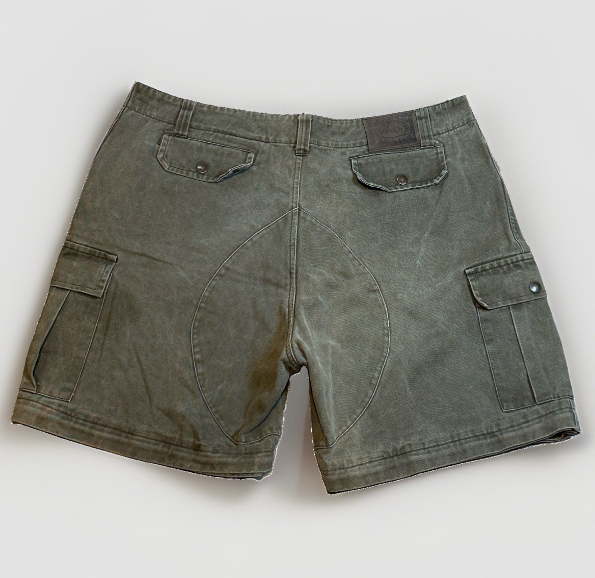 VTG Australian Outback Collection Shorts Men’s Sz 38 Treated Canvas Saddle Patch