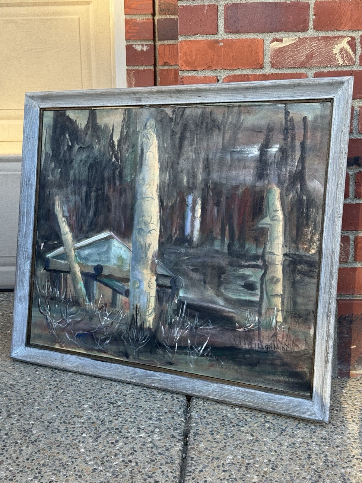 Mid-Century Abstract Impressionism Northwest Modernism Louise Gilbert 1965