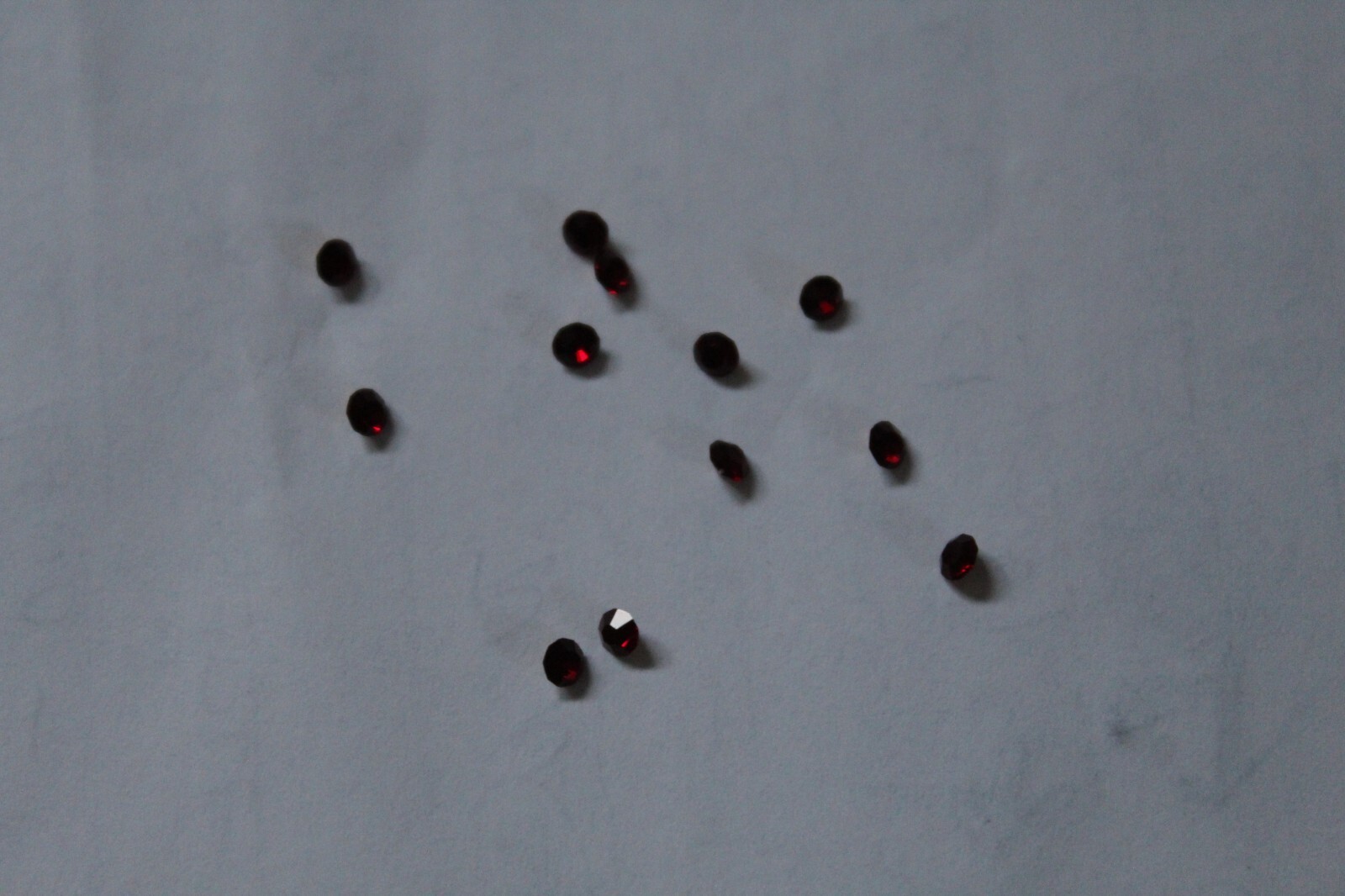 LIONEL NO. 700E-165 RED RHINESTONES MARKER LAMP(JEWELS) 1 DOZEN REPRODUCTION
