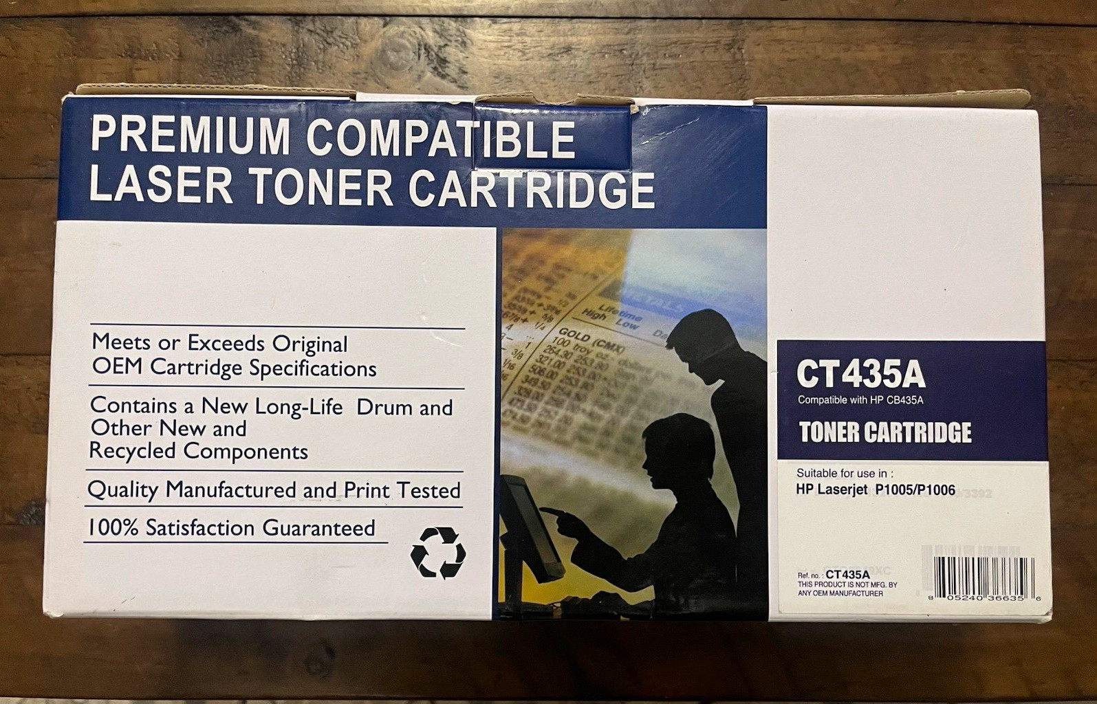 Premium Compatible CT435A Compatible Laser Toner for HP LaserJet P1005 P1006