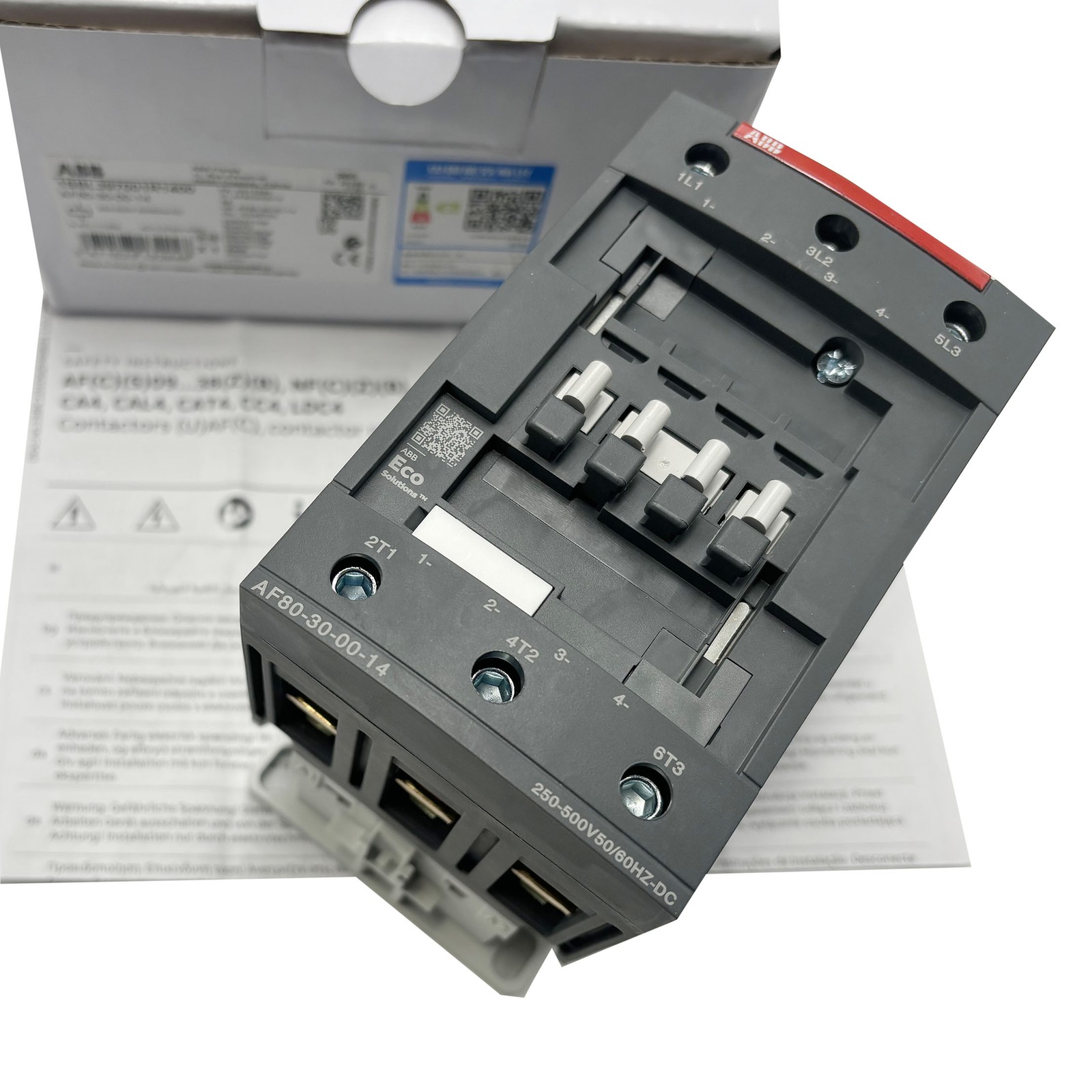 New Contactor AF80-30-00-14 for ABB 3-Pole 250-500VAC/DC 1SBL397001R1400