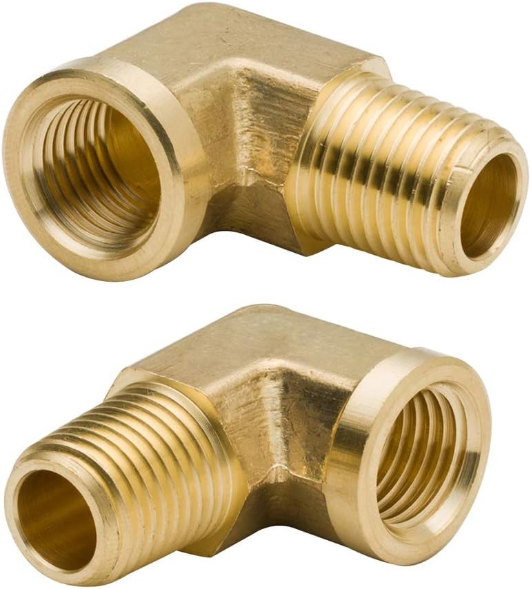 Legines 1/8 Inch Brass Street 90 Degree Elbow 1/8 Legines 1/8 Inch Brass Street 90 Degree Elbow 1/8