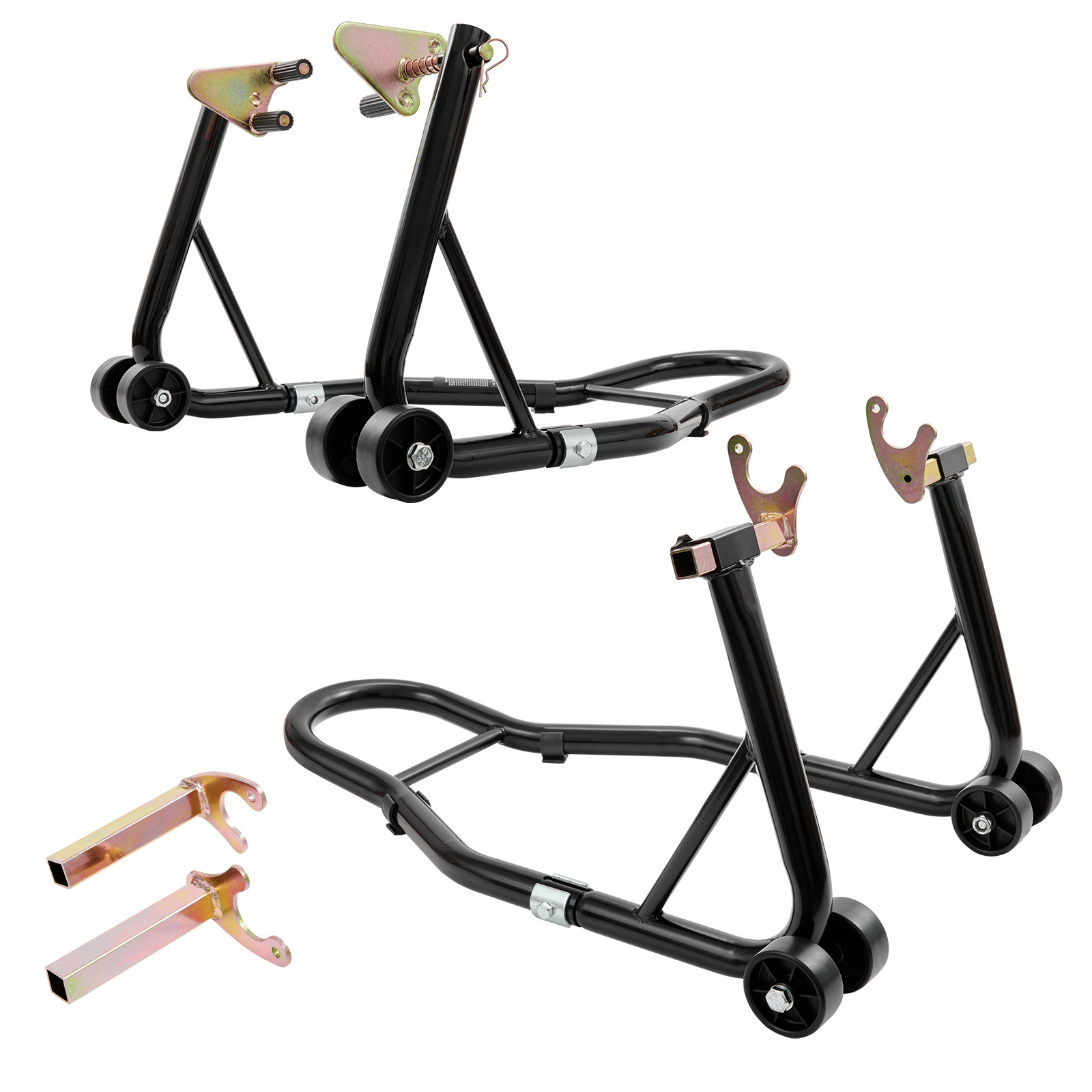Motorcycle Front & Rear Stand Lift 850 lbs Spoolift Paddock Swingarm Arm
