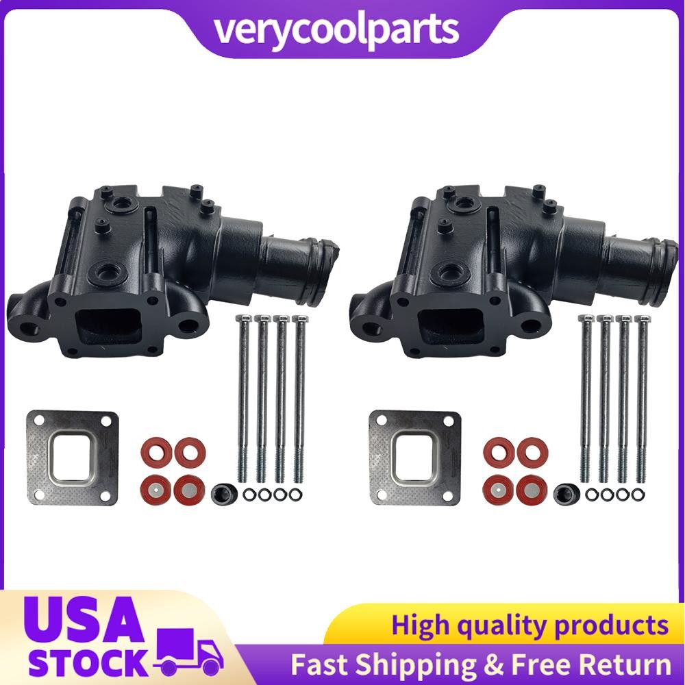 2* Dry Joint Elbow Riser 14 Degree for Mercruiser GM V6 V8 2004+ 864591T02