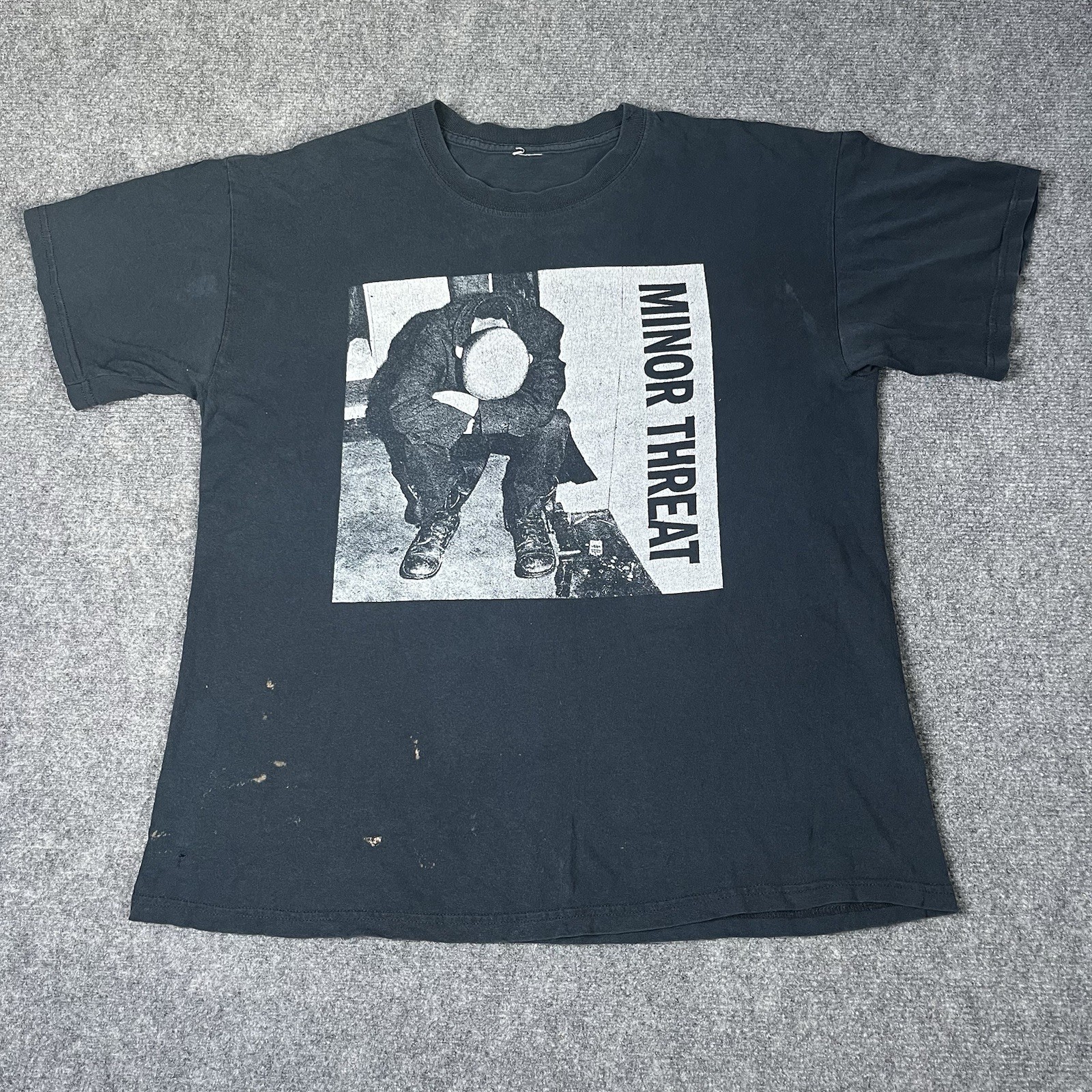 Vtg 2000s Minor Threat Hardcore Punk Straight Edge Band Tee T-shirt Mens L