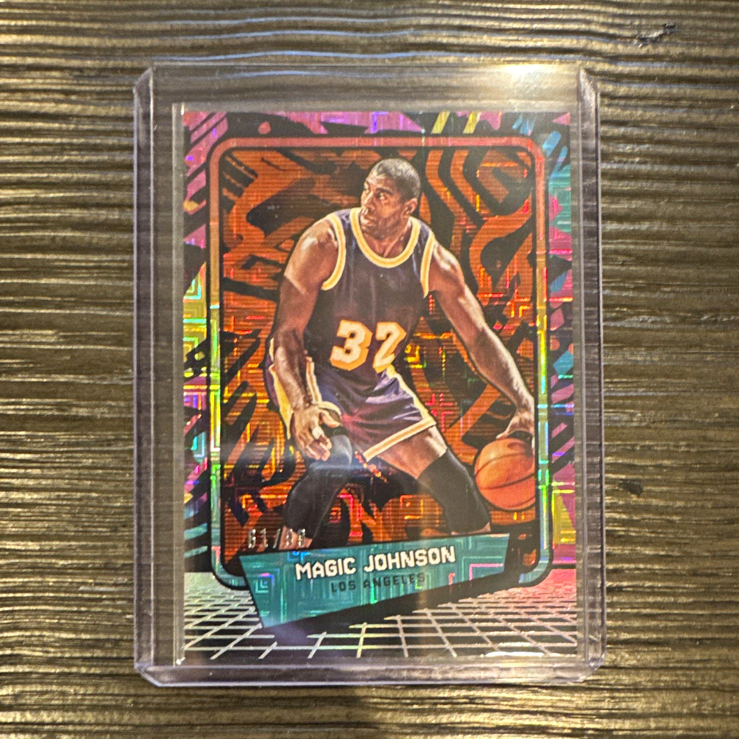 Panini 2025-26 Donruss Magic Johnson Lakers /199 Basketball Card #141 Panini 2025-26 Donruss Magic Johnson Lakers /199 Basketball Card #141