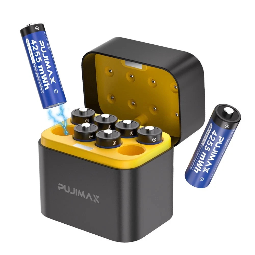 8/16/24/32PCS 1.5V 4255mWh AA Rechargeable Lithium Battery with Charger Box 8/16/24/32PCS 1.5V 4255mWh AA Rechargeable Lithium Battery with Charger Box