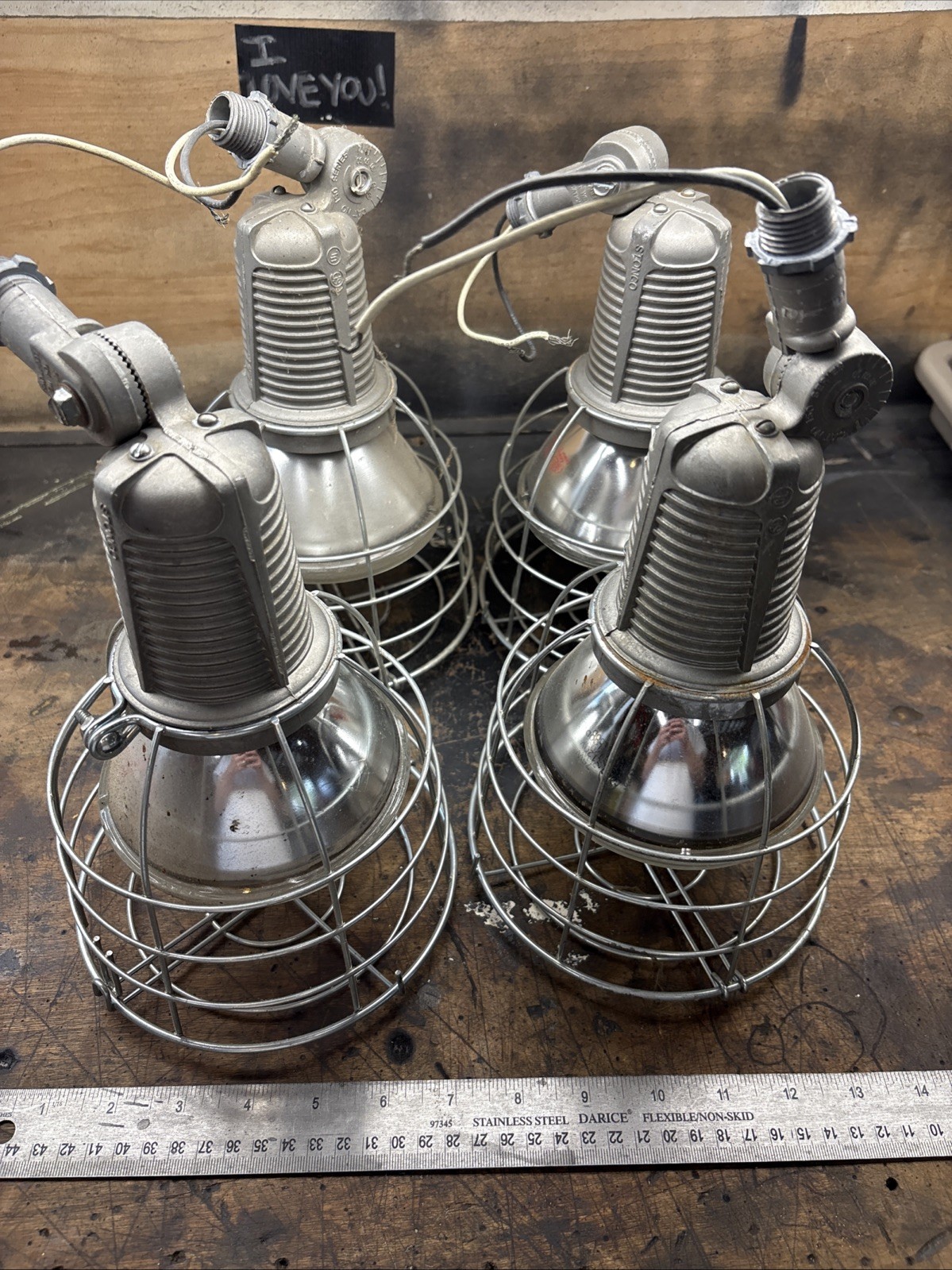 Lot Of 4 Vintage Stonco 150 Lighting Fixture Accessories Wet Location Industrial Lot Of 4 Vintage Stonco 150 Lighting Fixture Accessories Wet Location Industrial
