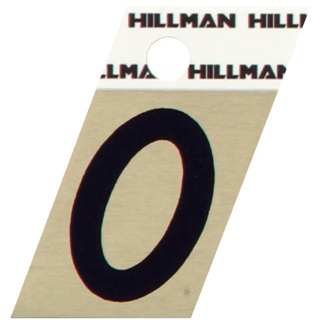Hillman 1-1/2-in Reflective Black Number 