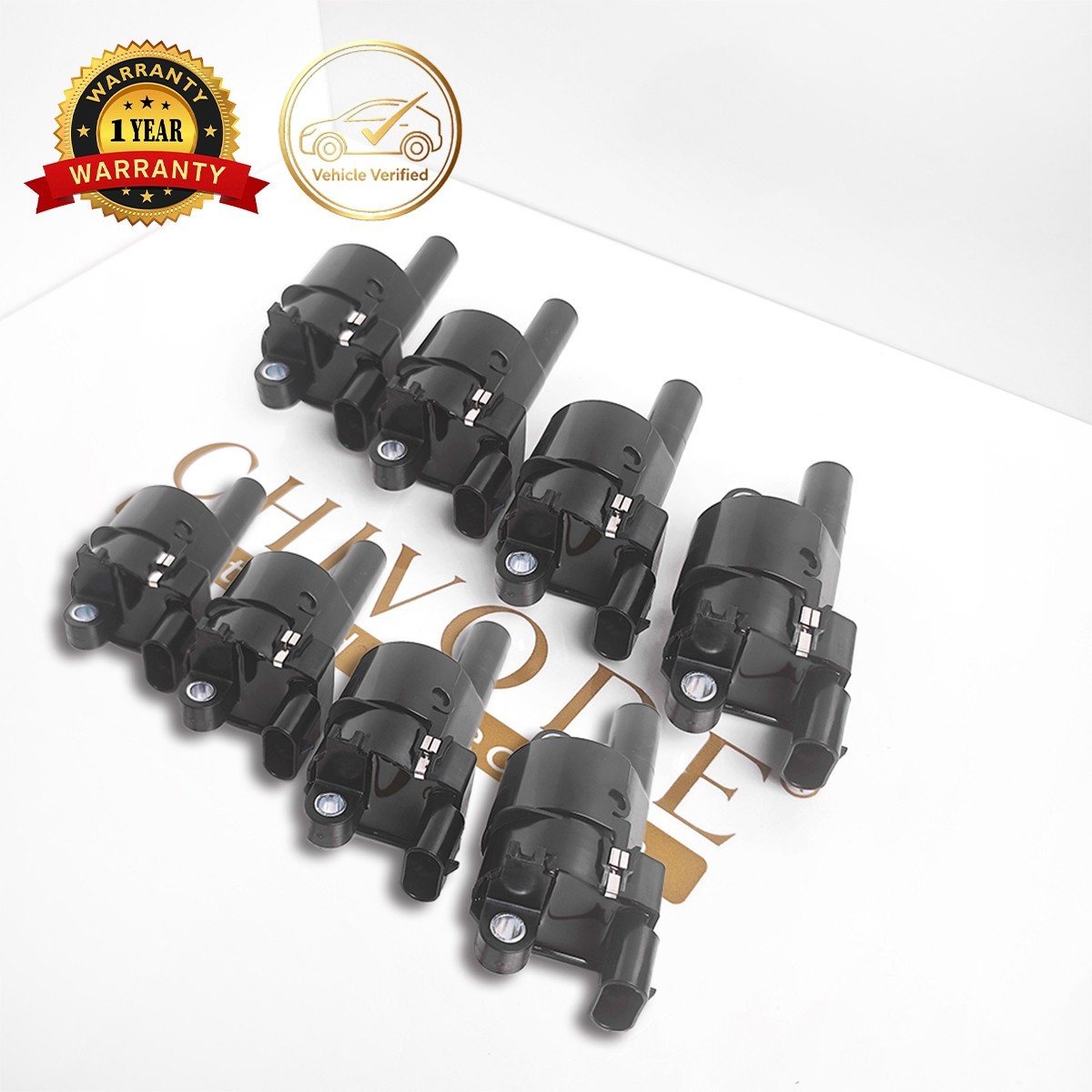 8 SET Ignition Coils For Chevrolet G/M Cadillac BSC1512 D514A UF414