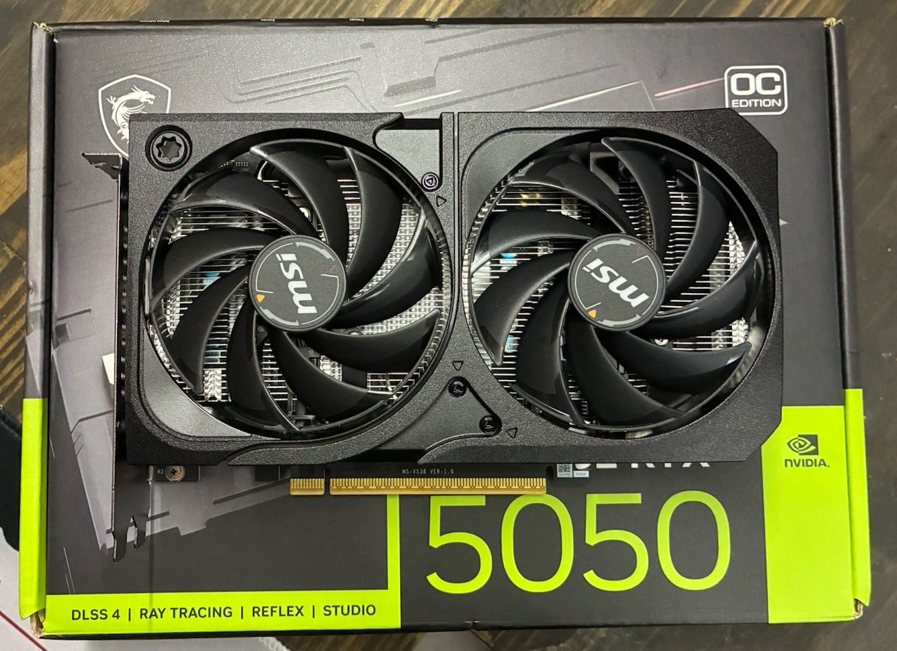MSI NVIDIA GeForce RTX 5050 8GB GDDR6 OC Graphics Card MSI NVIDIA GeForce RTX 5050 8GB GDDR6 OC Graphics Card