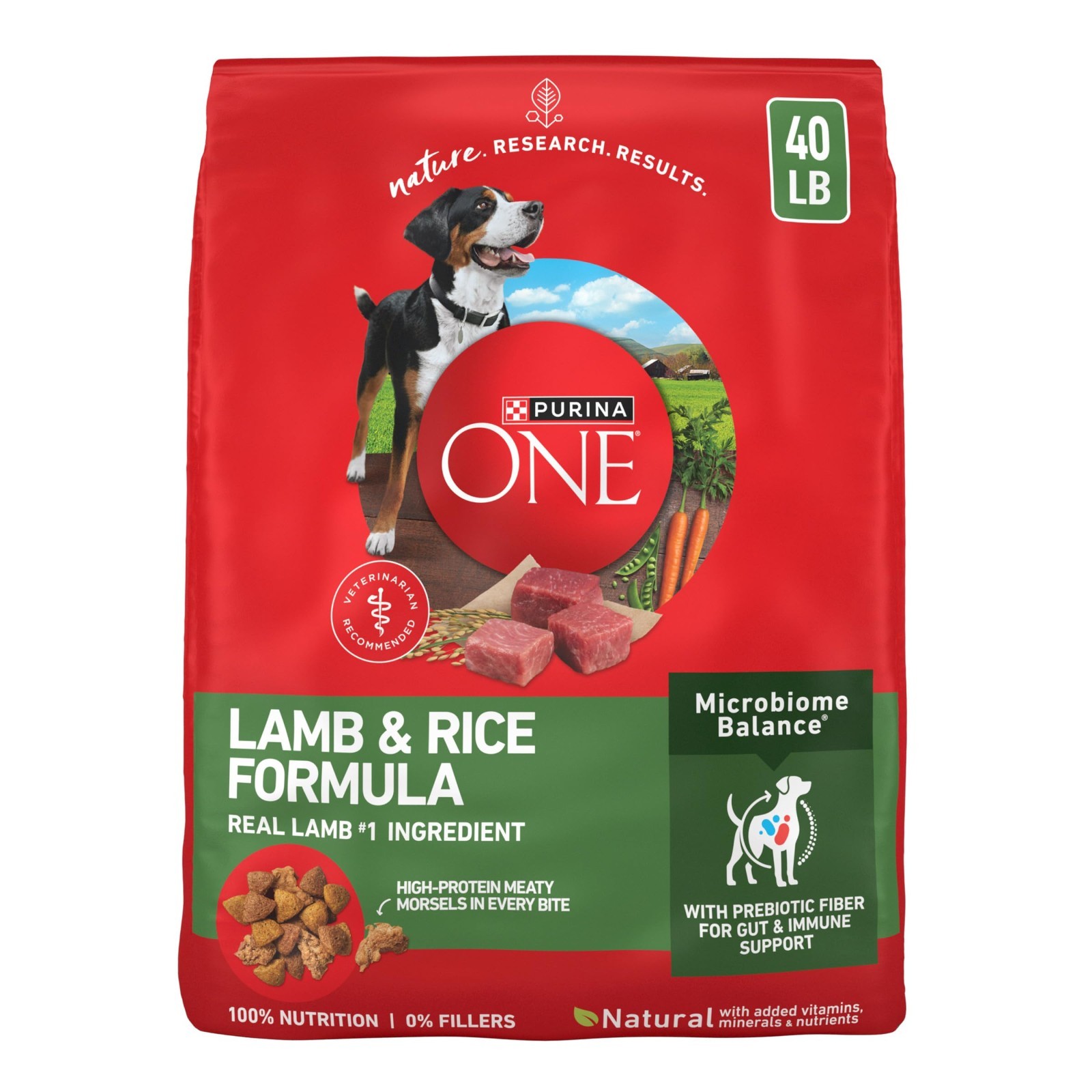 Purina ONE Dry Dog Food Lamb and Rice Formula - 40 lb. Bag
