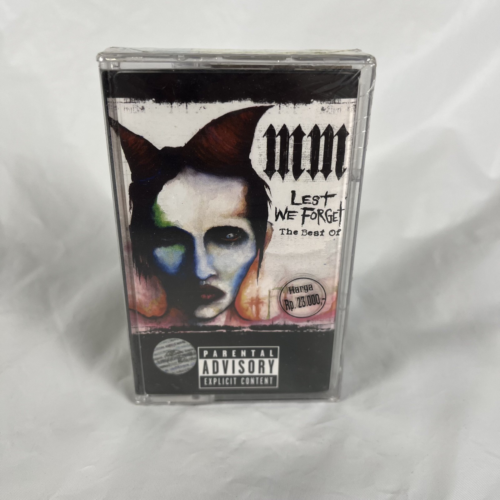 Marilyn Manson - Lest We Forget (Brand NEW Sealed Import Cassette Tape) Marilyn Manson - Lest We Forget (Brand NEW Sealed Import Cassette Tape)