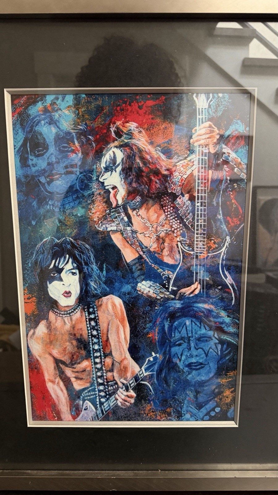 Art By Robert Hurst. Kiss Guitarist Band Framed Music Decor Fine Art Art By Robert Hurst. Kiss Guitarist Band Framed Music Decor Fine Art