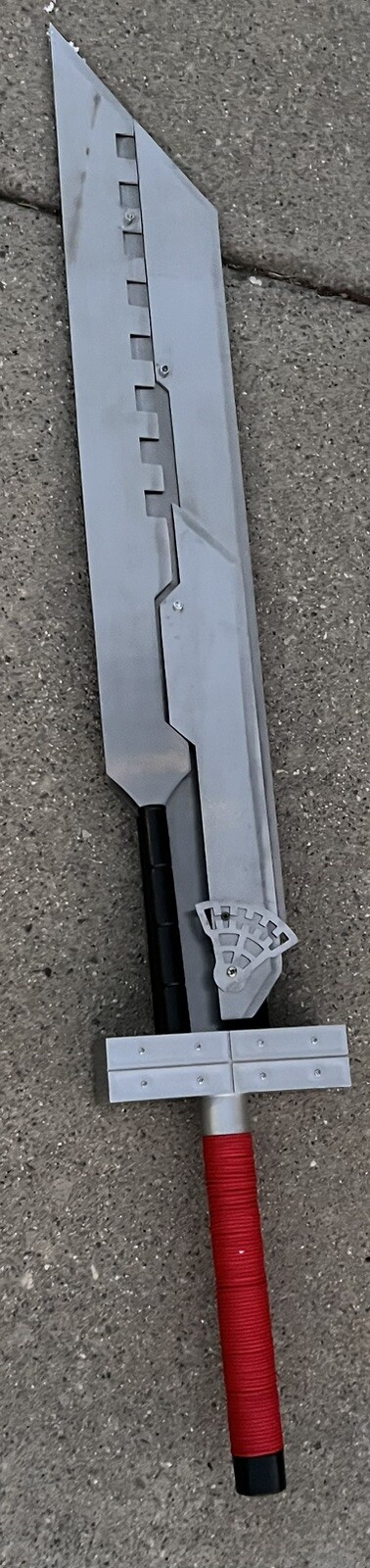 FINAL FANTASY VII 6 CLOUD STRIFE BLADES COMBINED STEEL BUSTER SWORD 51”