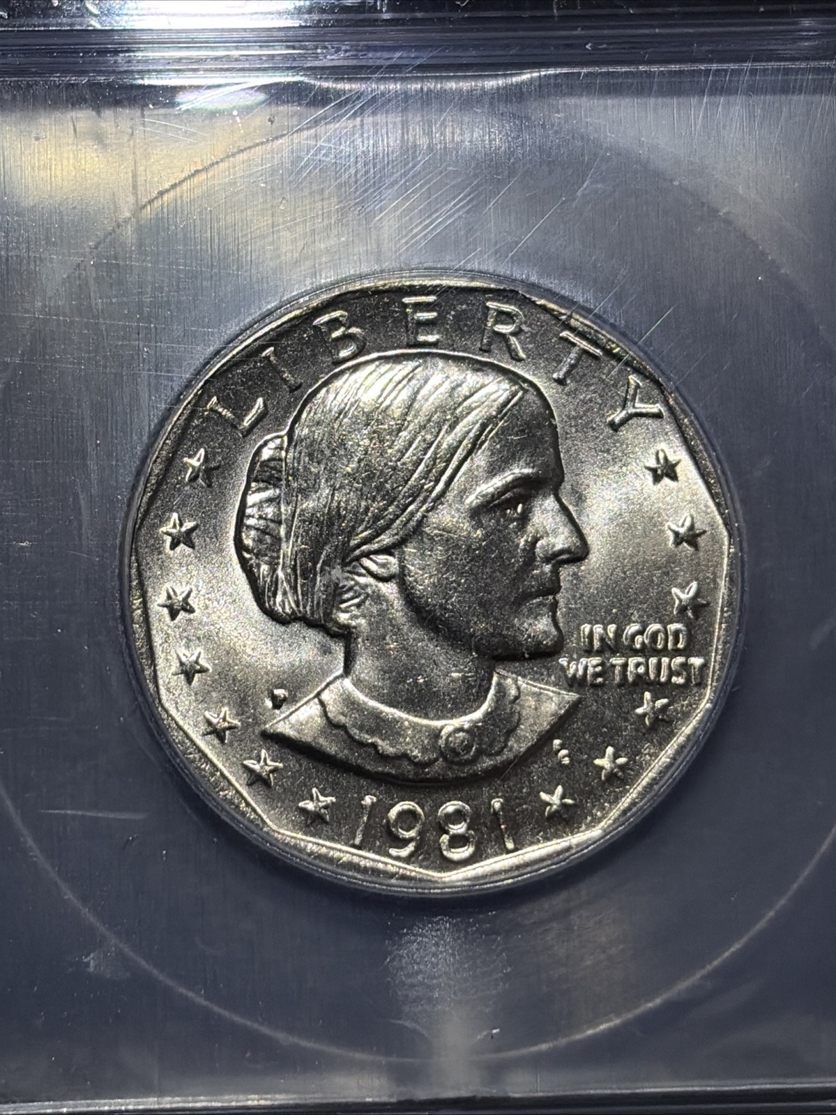 1981-P SBA$1 Susan B. Anthony Dollar 1981-P SBA$1 Susan B. Anthony Dollar
