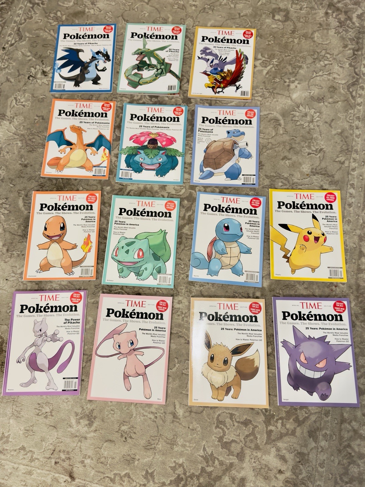 TIME Special Edition Pokémon Set of 14
