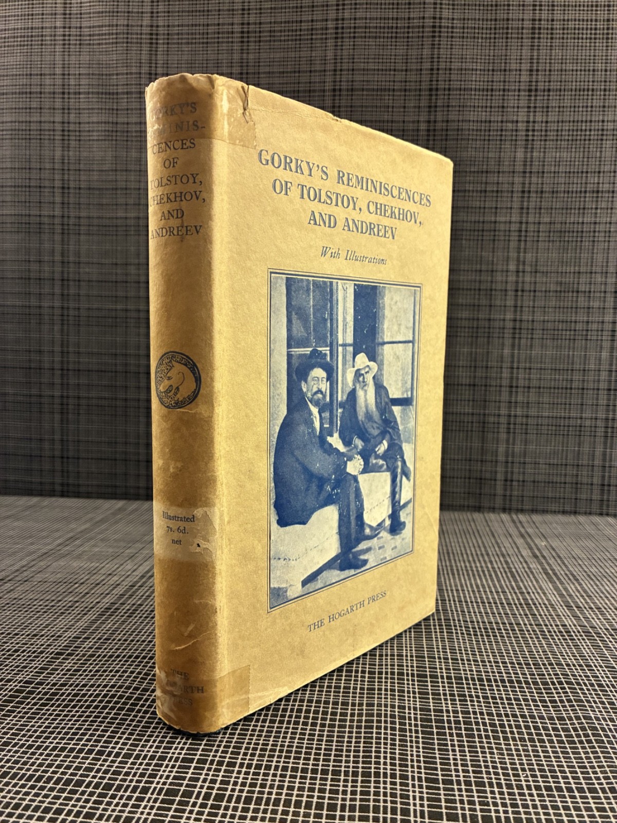 Reminiscences of Tolstoy, Chekhov - Maxim Gorky, 1st Ed., Hogarth Press 1934, DJ