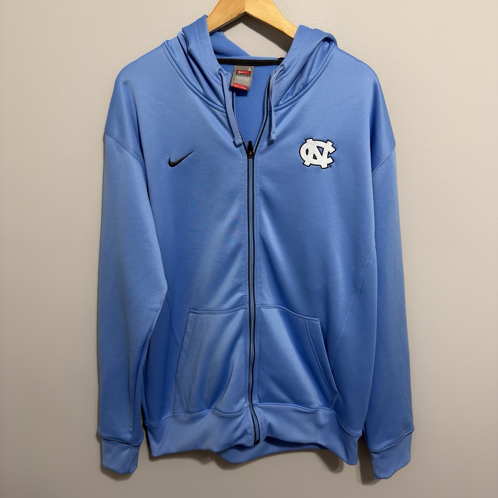 Vintage Nike Team UNC Tar Heels Full Zip Hoodie Mens Size Large Vintage Nike Team UNC Tar Heels Full Zip Hoodie Mens Size Large