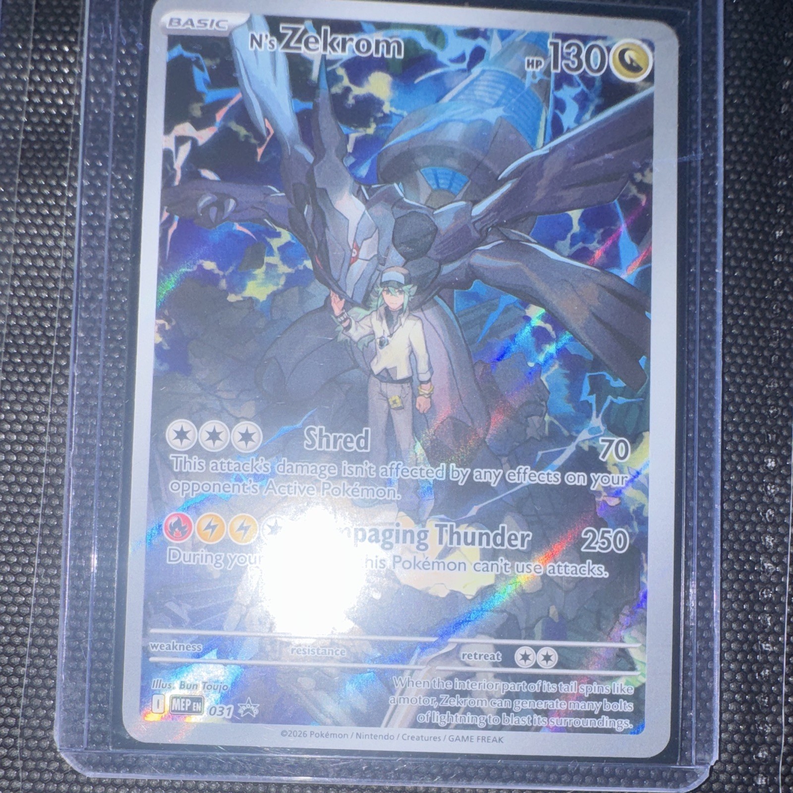 Nintendo N\'s Zekrom 031 Me: Mega Evolution Promo Full Art Holo ENG 2026