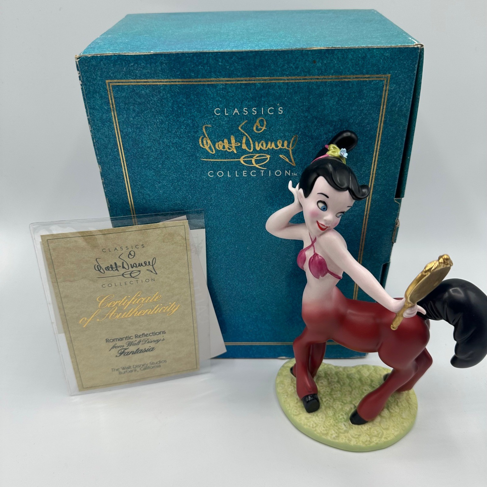 WDCC Disney Fantasia Romantic Reflections Pink Centaurette Figurine Box COA NEW WDCC Disney Fantasia Romantic Reflections Pink Centaurette Figurine Box COA NEW